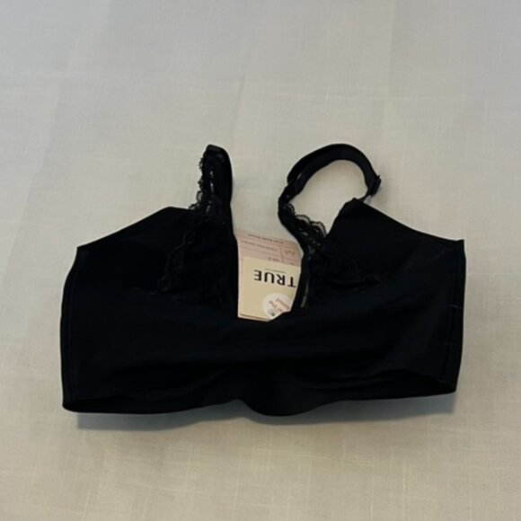 NWT True & Co True Body Boost Convertible Lace Bra in Black Size Large - Picture 8 of 11
